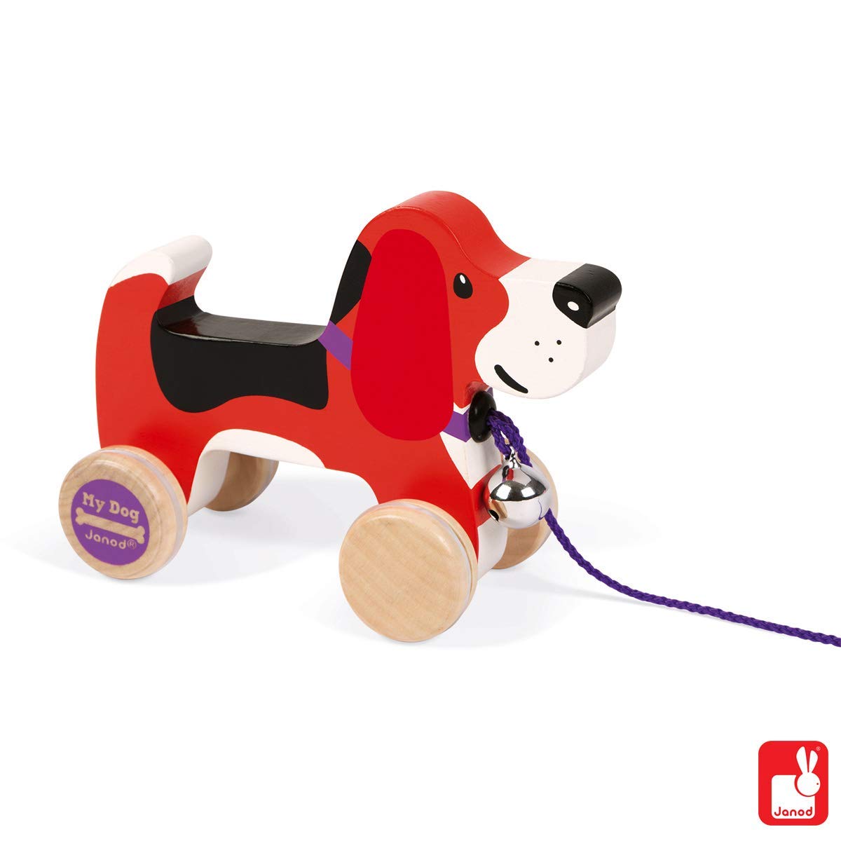 janod my dog pull along beagle Tarland Toy Shop